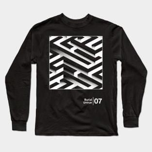 Burial / Minimalist Graphic Fan Artwork Design Long Sleeve T-Shirt